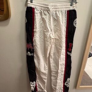 Darc Sport White and Black Track Pants